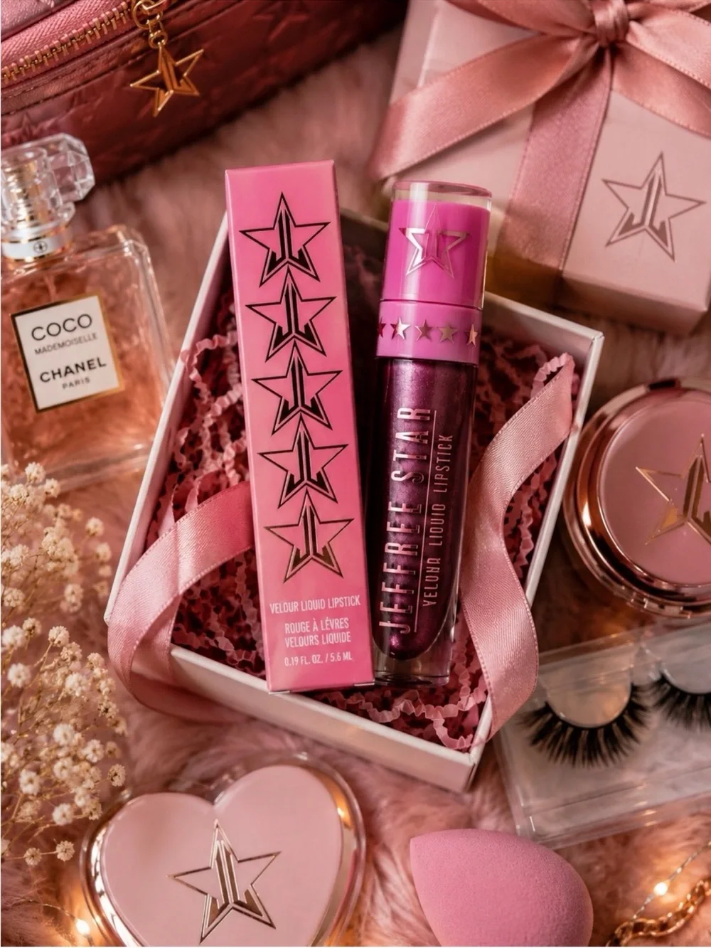 JEFFREE STAR Velour Liquid Lipstick No Tea No Shade Metallic Plum Goth Y2K NIB